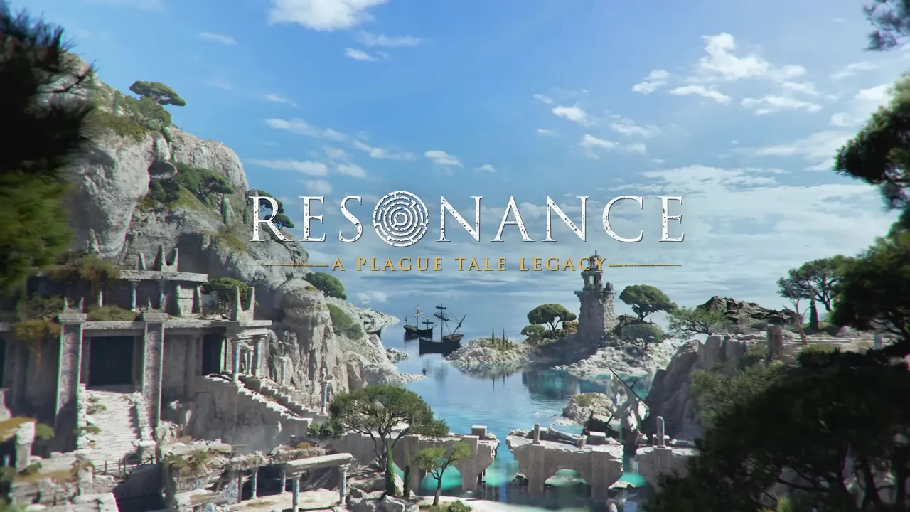 A coastal Minoan town overlooking the Aegean sea in Resonance